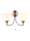 Gallery Home Brass Alder Antique twin wall light (British brand)