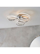 Next Gallery Home Chrome Eternity Ceiling Light 600mm- Buy online at McGrocer