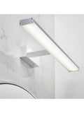 Gallery Home chrome axial wall light with integrated LED, UK version