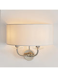 Gallery Home Silver Nixon wall light, imported from the UK