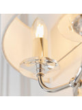 Gallery Home Silver Nixon wall light, imported from the UK