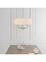 Next Gallery Home Brushed Brass Nixon 3 Ceiling Pendant Light- Buy online at McGrocer
