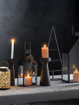 Next Gallery Home Black Lollie Pillar Candle Holder- Buy online at McGrocer