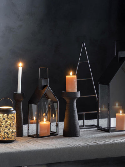 Next Gallery Home Black Lollie Pillar Holder- Buy online at McGrocer