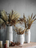 Gallery Home White Larsen ceramic vase 45.5cm height, UK version