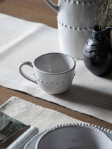 Next Gallery Home Cream Earthen Beaded Ceramic Mugs 4 Pack- Buy online at McGrocer