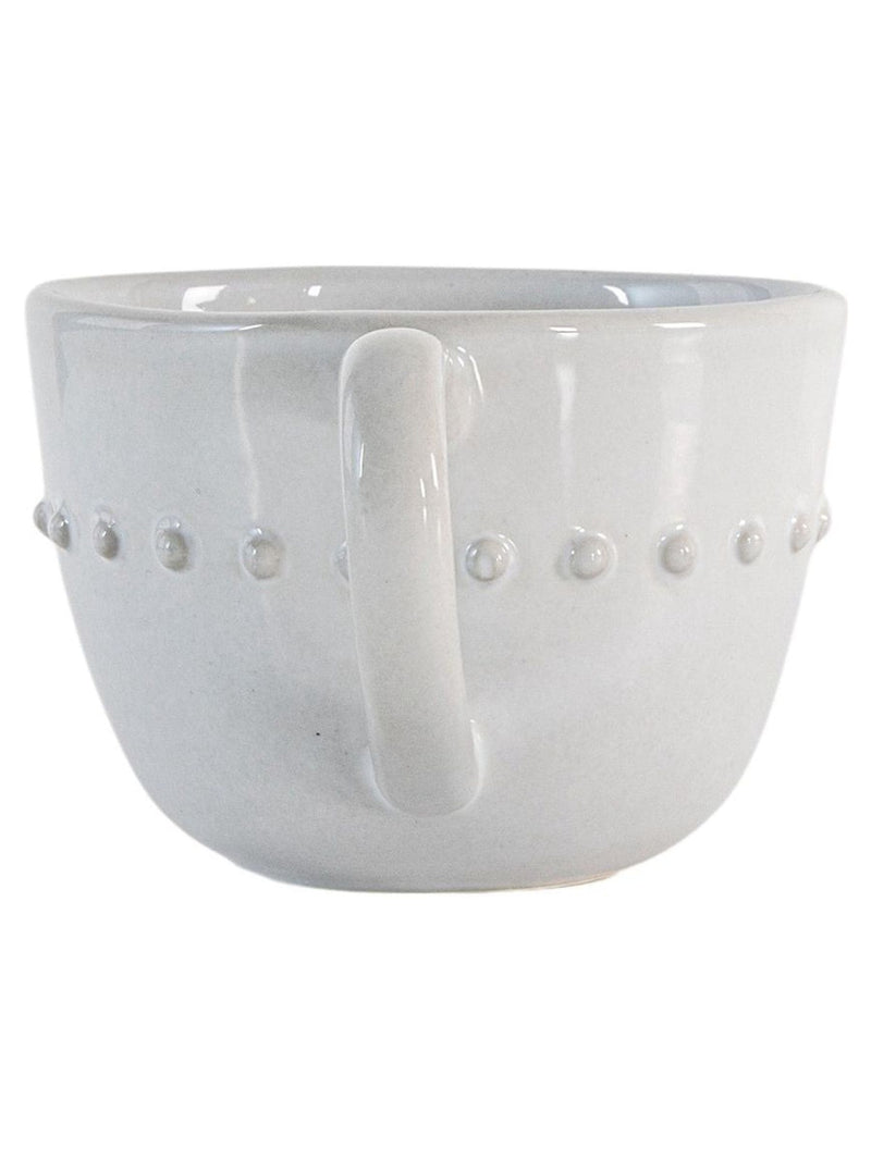 Gallery Home cream earthen beaded ceramic mugs 4 pack, UK version