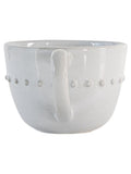 Gallery Home cream earthen beaded ceramic mugs 4 pack, UK version
