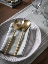 Next Gallery Home 4 Pack Cream Earthy Ridged Ceramic Side Plate- Buy online at McGrocer