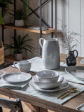 Gallery Home cream earthy ridged side plates 4 pack, UK version