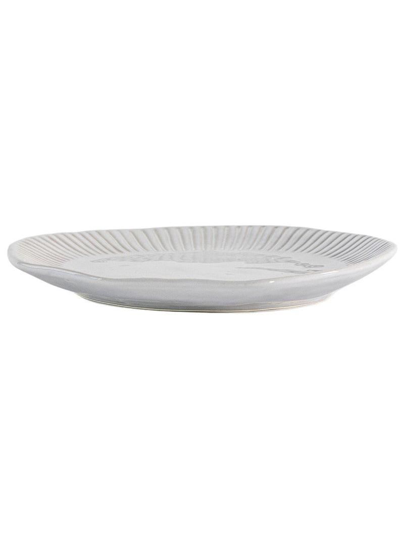 Gallery Home cream earthy ridged side plates 4 pack, UK version
