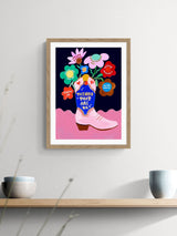 Next Eleanor Bowmer Birch Things That Are OK Framed Art Print 42cm x 32cm- Buy online at McGrocer