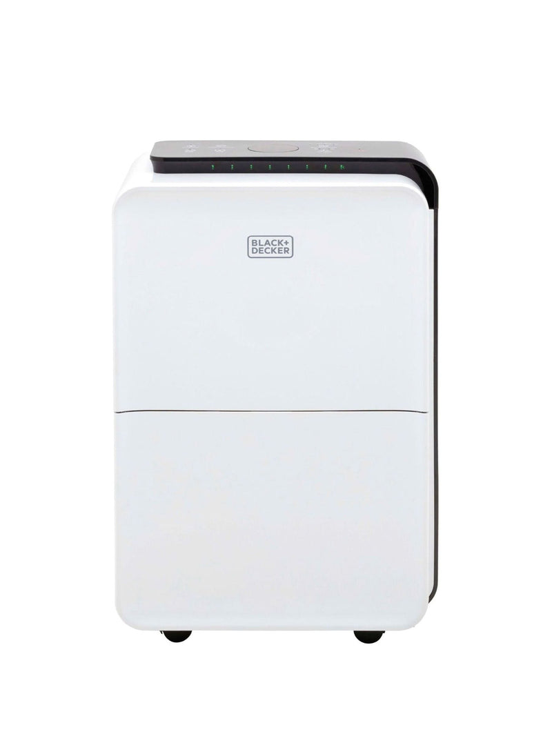 Black & Decker White 30L Dehumidifier - British product
