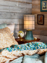 Next FatFace Teal Blue Rechargeable Table Lamp- Buy online at McGrocer