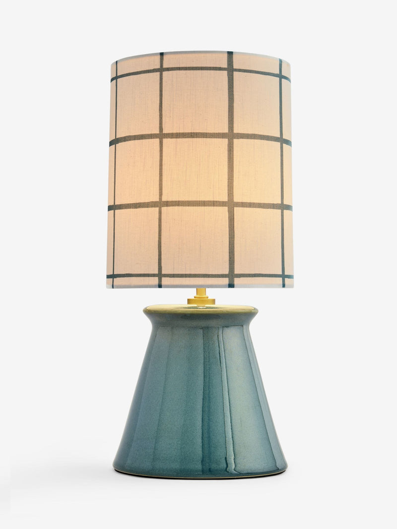 FatFace teal blue table lamp, UK version
