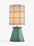 FatFace teal blue table lamp, UK version