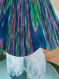 Eleanor Bowmer confetti glass table lamp blue green, imported from the UK