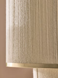 Lipsy cream wrapped two-tier easyfit lamp shade, imported from the UK