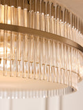 Lipsy gold flush ceiling light large (British brand)
