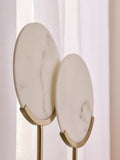 Lipsy marble effect disc table lamp 37.8cm (British brand)