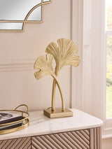 Next Lipsy Brass Ginkgo Leaf Table Lamp- Buy online at McGrocer
