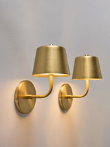 Next The Set Brass Rechargeable Wall Lights 2 Pack- Buy online at McGrocer
