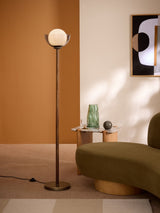 Next MADE.COM Dark Wood Layla Floor Lamp- Buy online at McGrocer