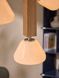 MADE.COM light wood Cillian cluster pendant light 81.5cm, imported from the UK