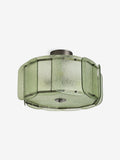 MADE.COM Sacha flush pendant light green glass 45cm, UK version