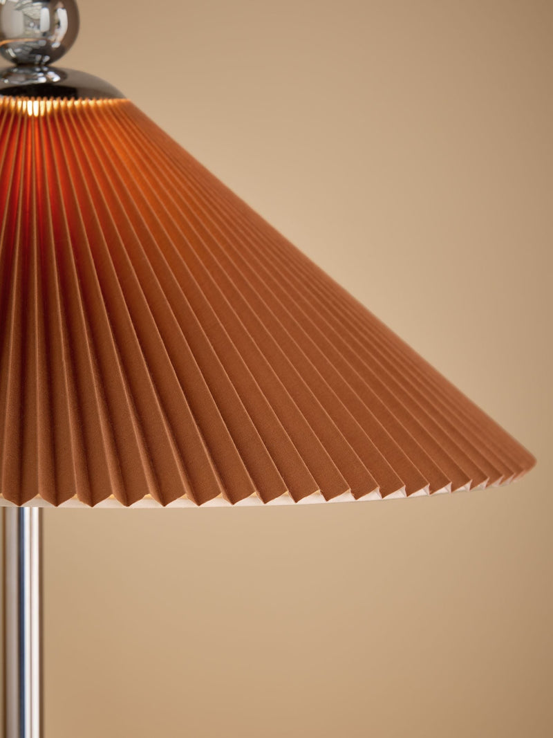 MADE.COM floor lamp silver rust brown 154cm - British product