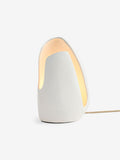 MADE.COM White Ceramic Lorelei Table Lamp, imported from the UK