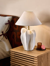 Next MADE.COM White Ceramic Matteo Table Lamp- Buy online at McGrocer