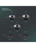 Swan Black Stealth 5 piece cookware set (British brand)