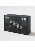Swan Black Stealth 5 piece cookware set (British brand)