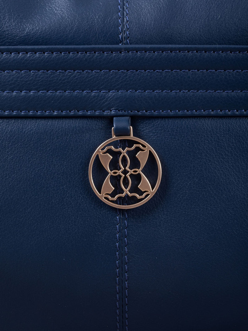 Lakeland Leather blue Cartmel shoulder bag (British brand)