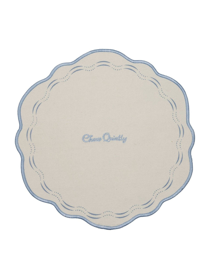 Yvonne Ellen set of 4 pink slogan placemats 32cm (British brand)