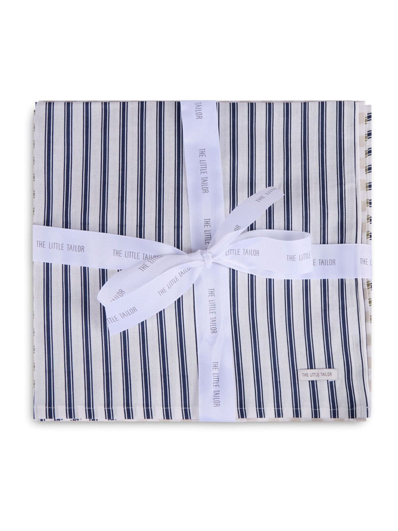 The Little Tailor blue baby muslins 4-pack - British product