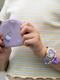 Peers Hardy Tikkers watch set with glitter dial, purse and necklace, imported from the UK