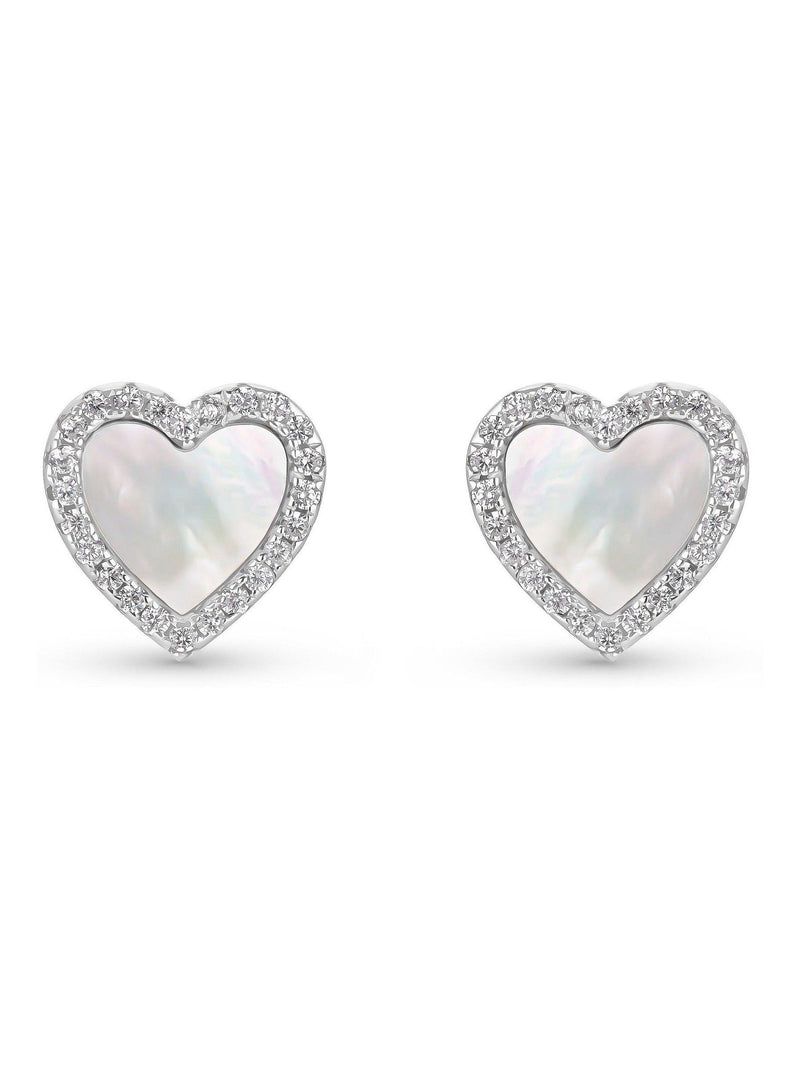 Beaverbrooks sterling silver heart earrings - British product