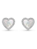 Beaverbrooks sterling silver heart earrings - British product