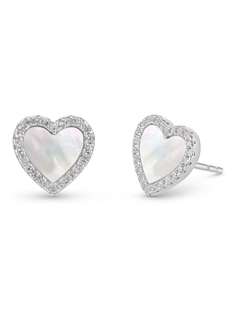 Beaverbrooks sterling silver heart earrings - British product