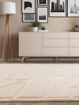 Next Asiatic Rugs Cream Horizon Cosy Boho Rug- Buy online at McGrocer