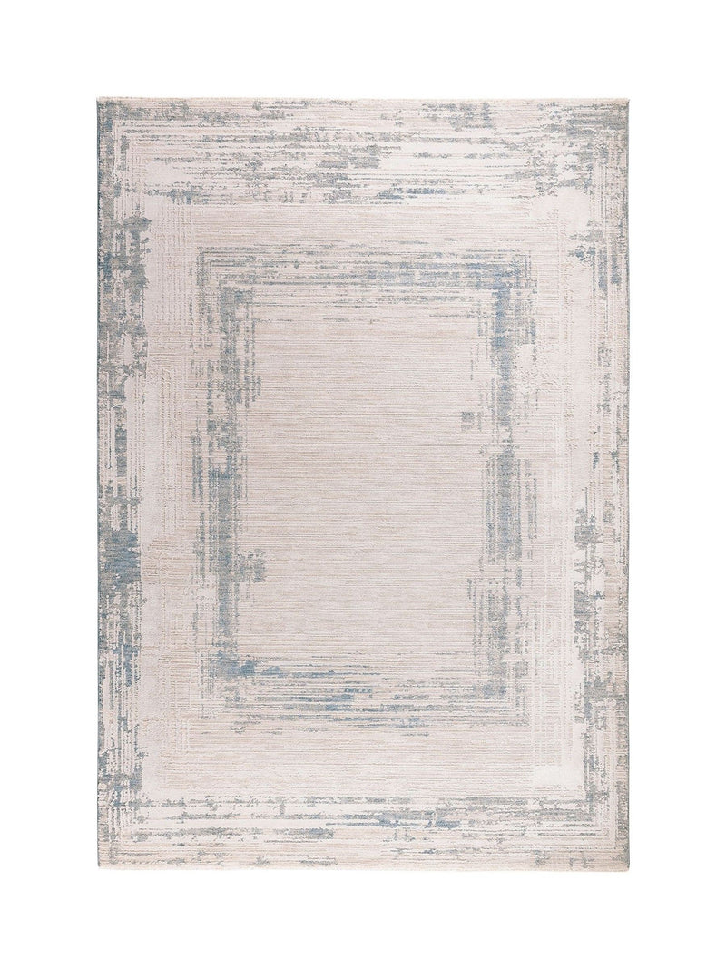 Asiatic Rugs Anders outline rug in blue (British brand)