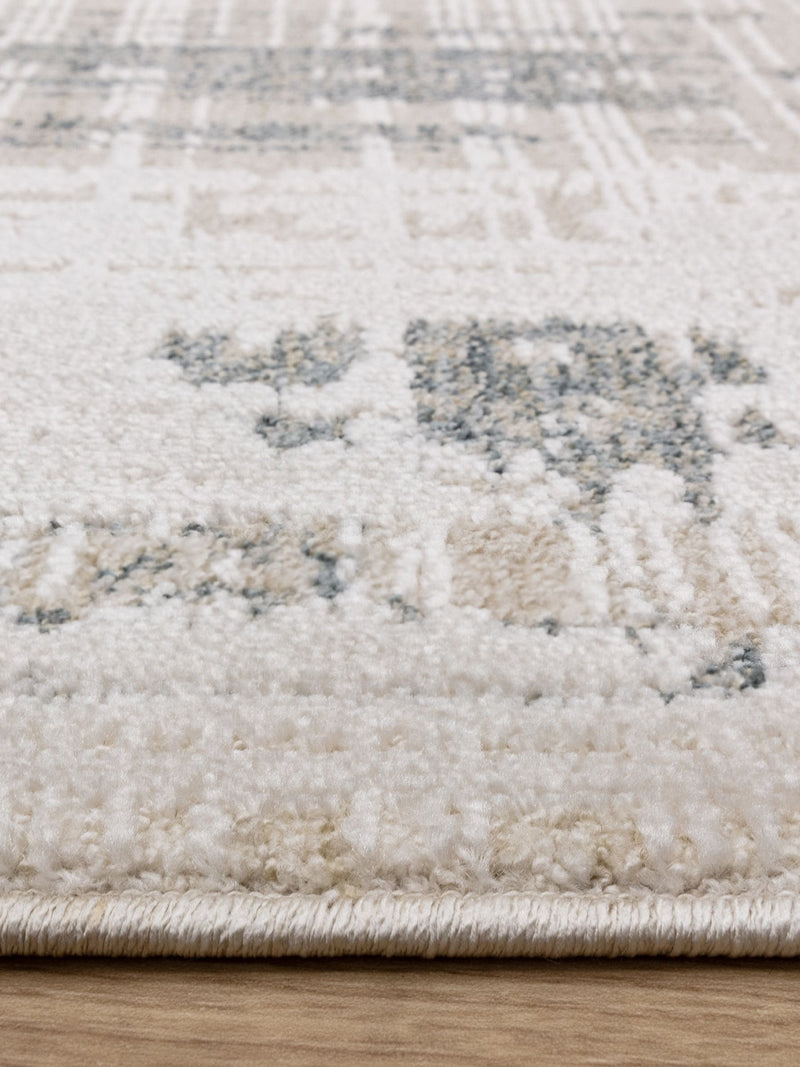 Asiatic Rugs Anders outline rug in blue (British brand)