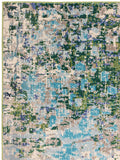 Colores Cloud green abstract rug multi-size (British brand)