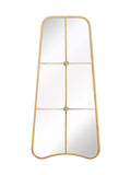 Charles Bentley Gold Copenhagen Shaped Garden Mirror 100cm x 50cm - British product