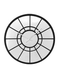 Charles Bentley Black Buttermere garden mirrored wall clock ONE - British product