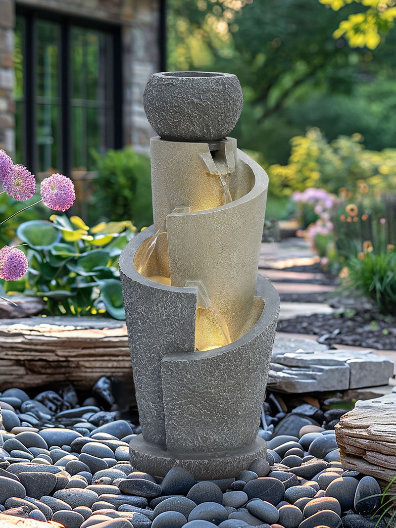 Charles Bentley 3 tier spiral water feature (British brand)