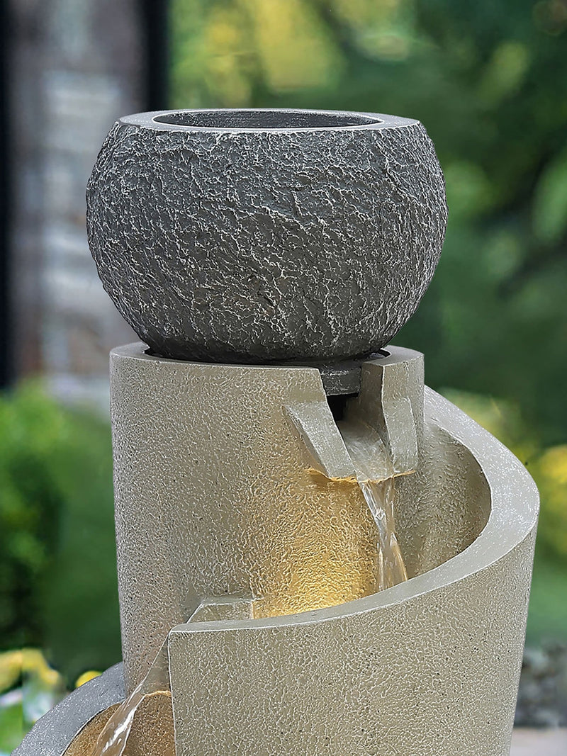 Charles Bentley 3 tier spiral water feature (British brand)