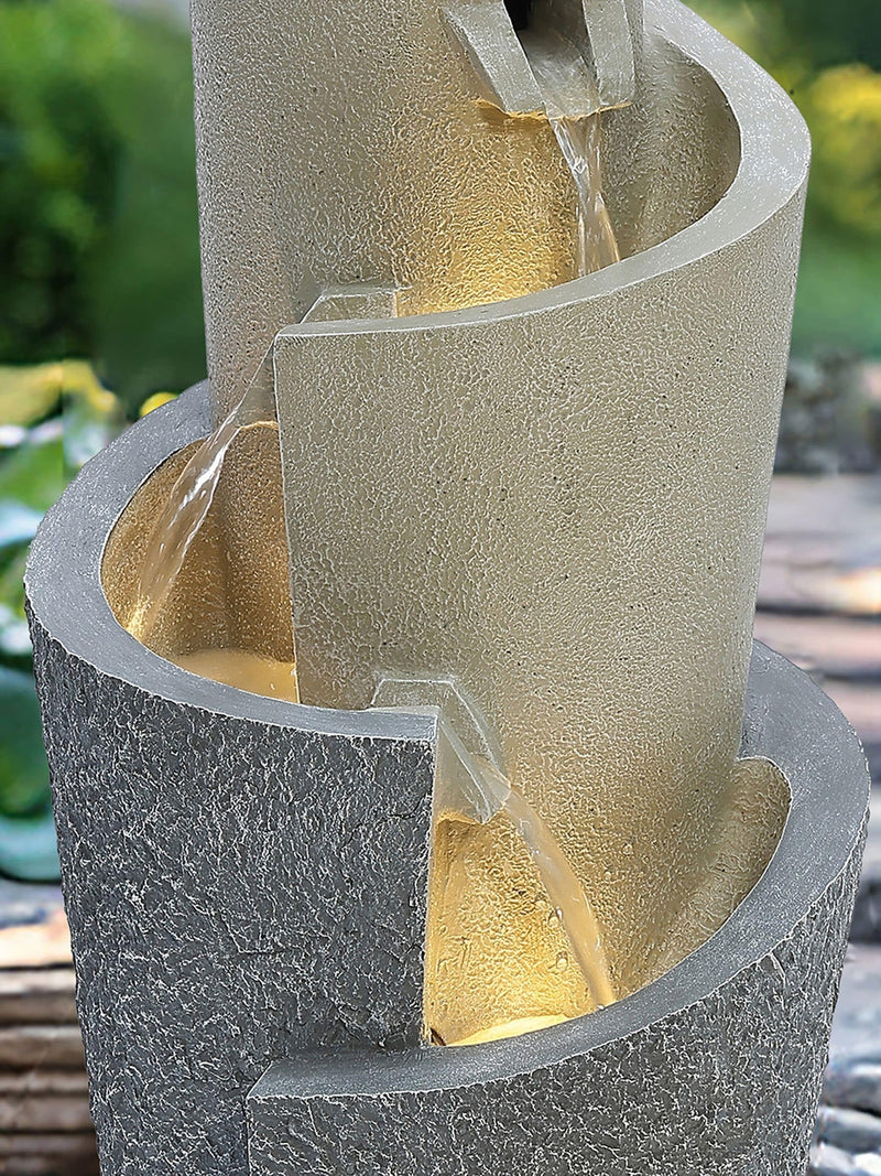Charles Bentley 3 tier spiral water feature (British brand)